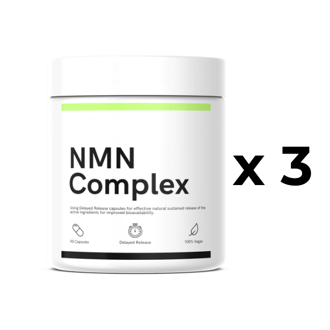 NMN, TMG and Resveratrol Supplement | 3-Bottle Bundle