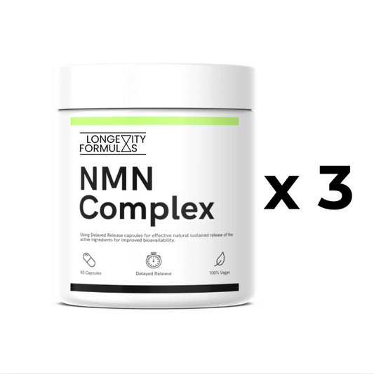 NMN, TMG and Resveratrol Supplement | 3-Bottle Bundle