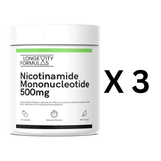 Pure NMN Supplement | 3-Bottle Value Bundle