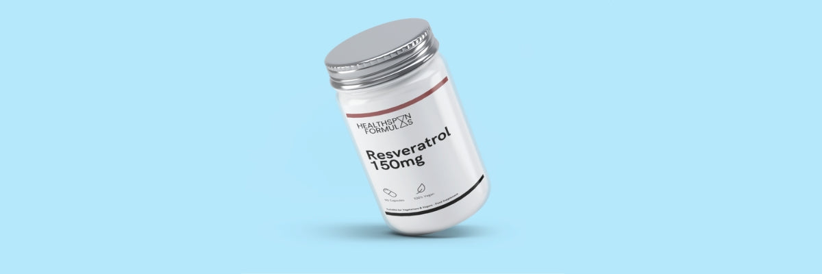 a bottle of our resveratrol supplement
