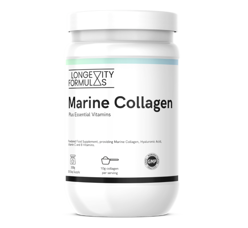 Marine Collagen Powder with Hyaluronic Acid & Essential Vitamins