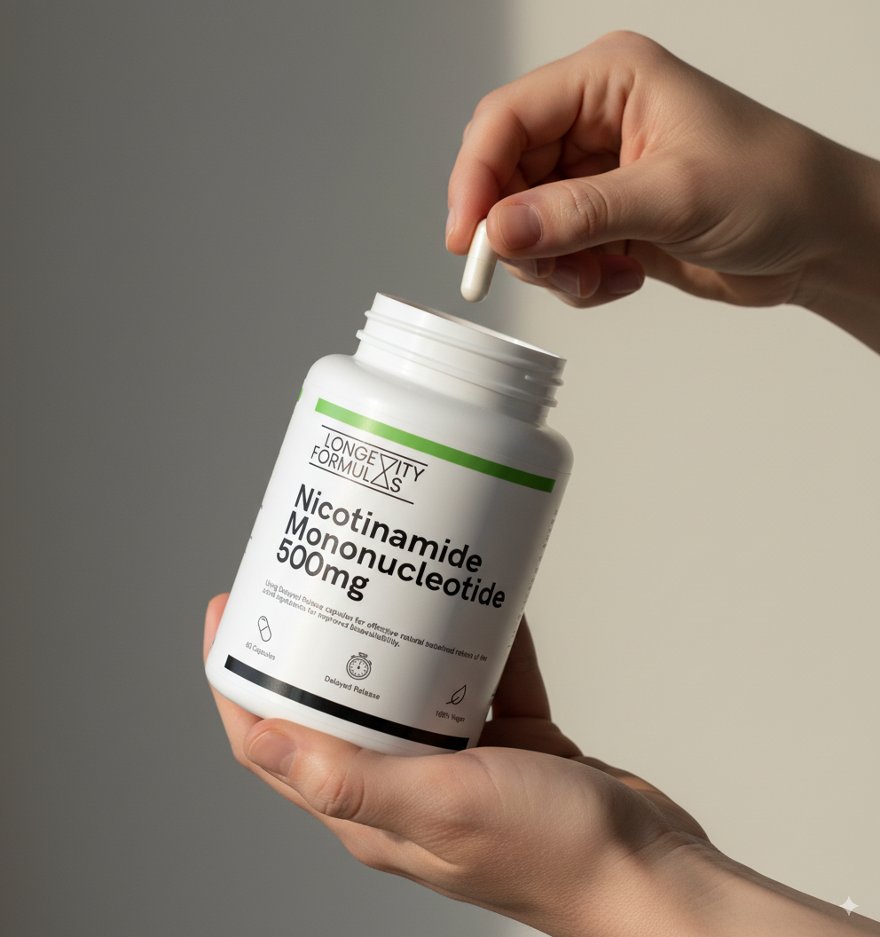 Pure NMN Supplement - 60 x 500mg Capsules