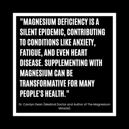 a quote about magnesium by Dr. Carolyn Dean