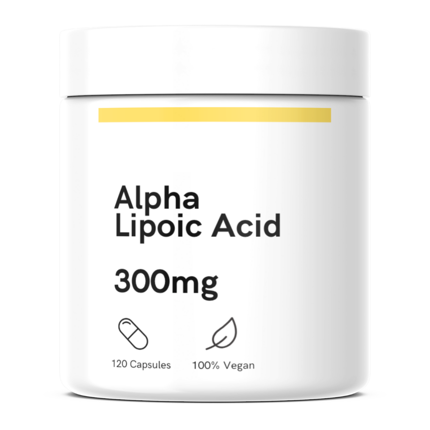 a tub of our alpha lipoic acid supplement