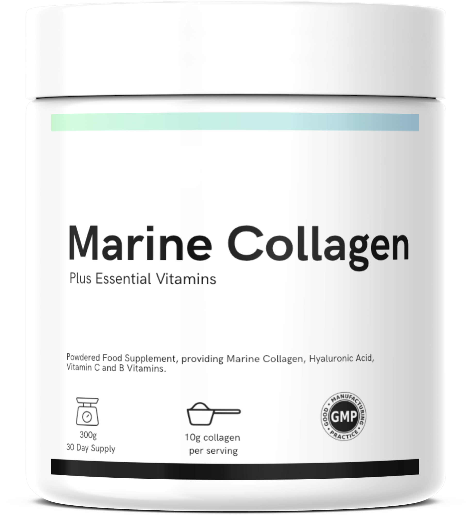 an image of our premium marine collagen supplement on a white background